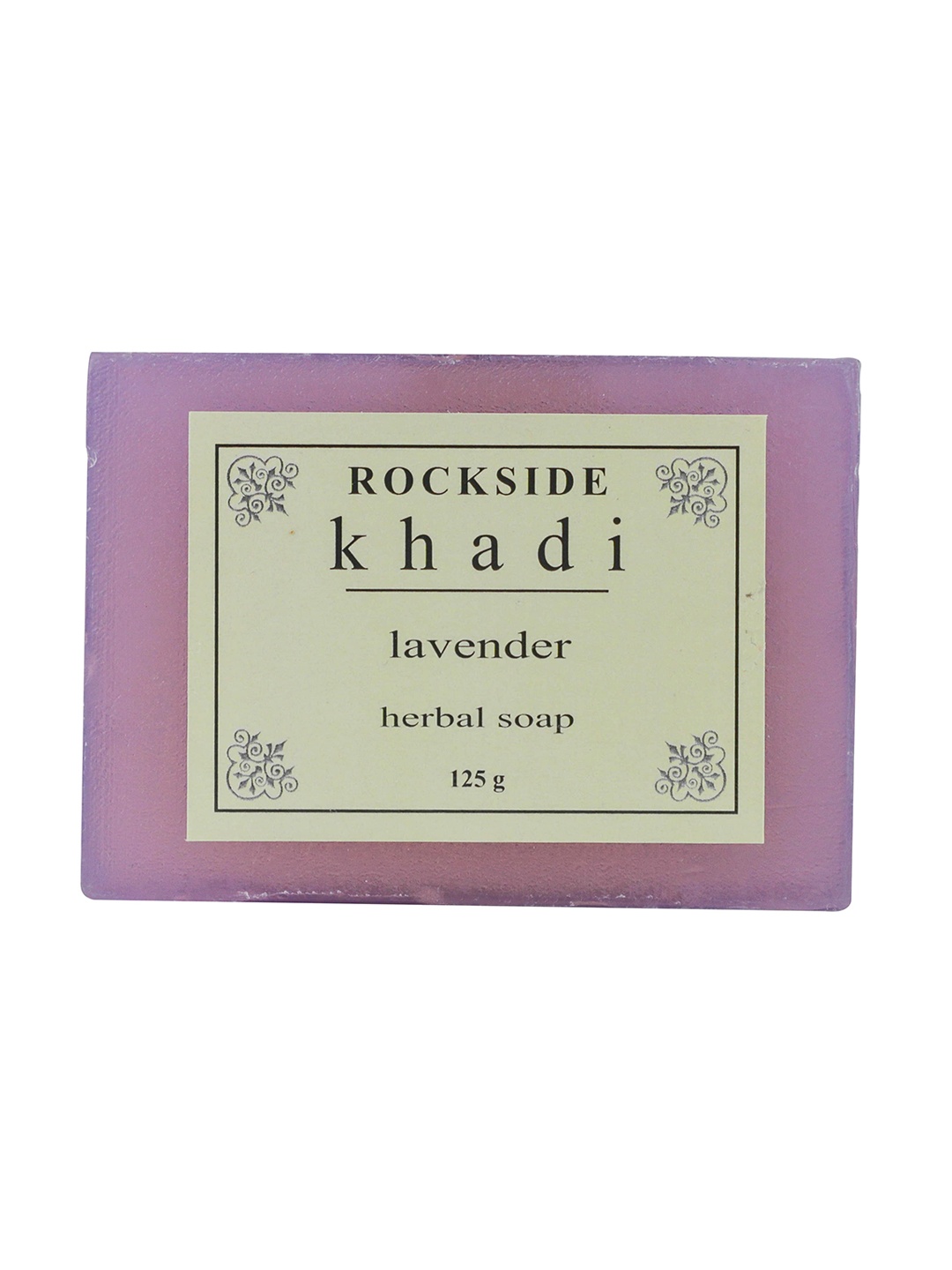 

ROCKSIDE KHADI Purple Pack Of 3 Herbal Lavender Soap - 125Gms