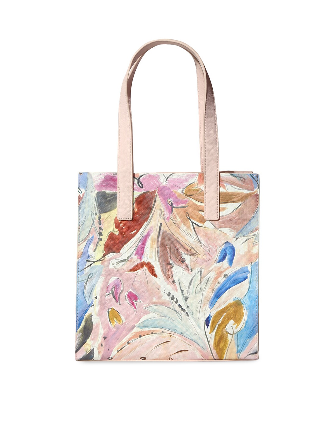 

Ted Baker Pink Printed Structured Tote Bag