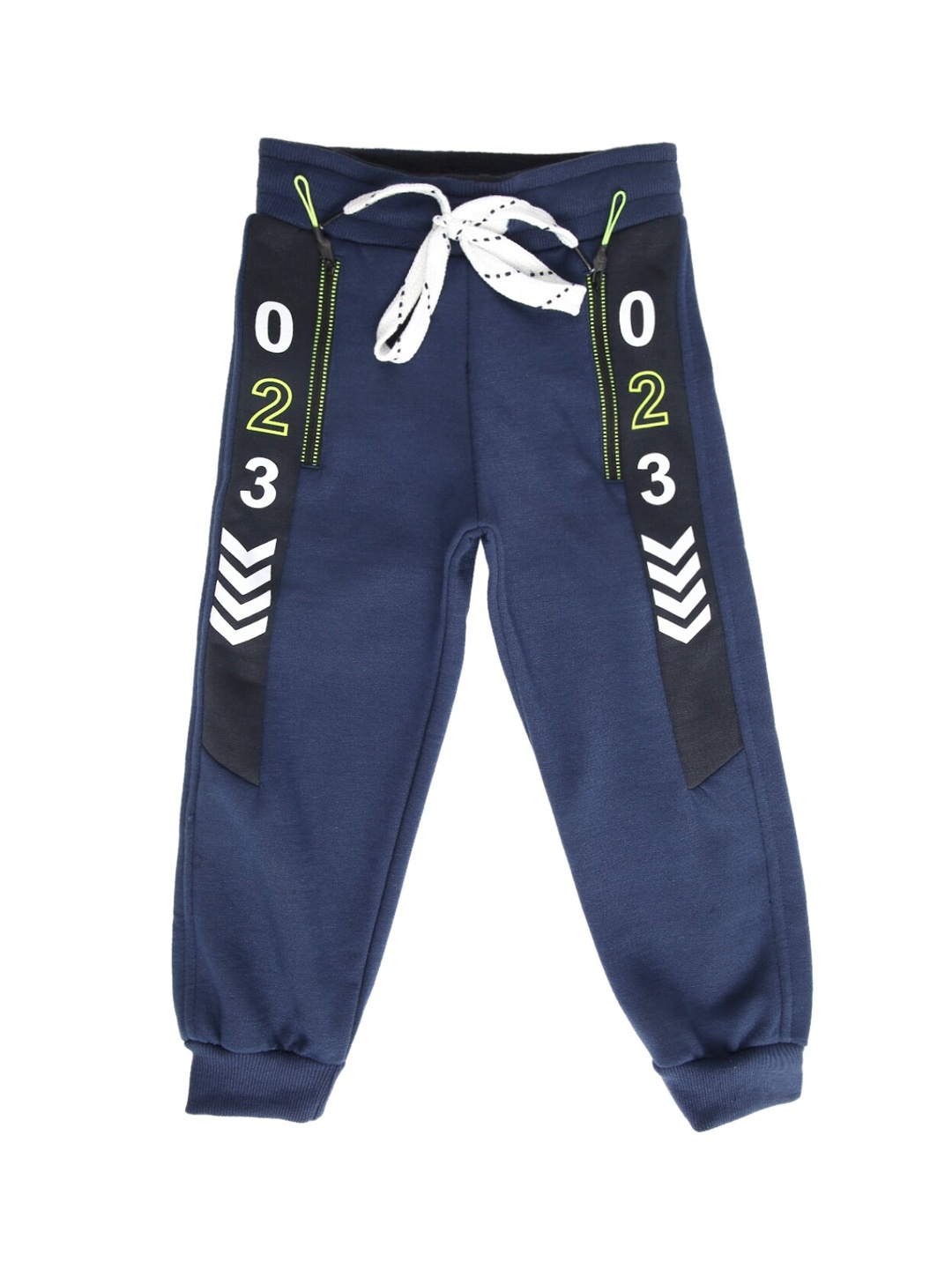 

V-Mart Boys Navy Blue & Black Printed Jogger Lounge Pants