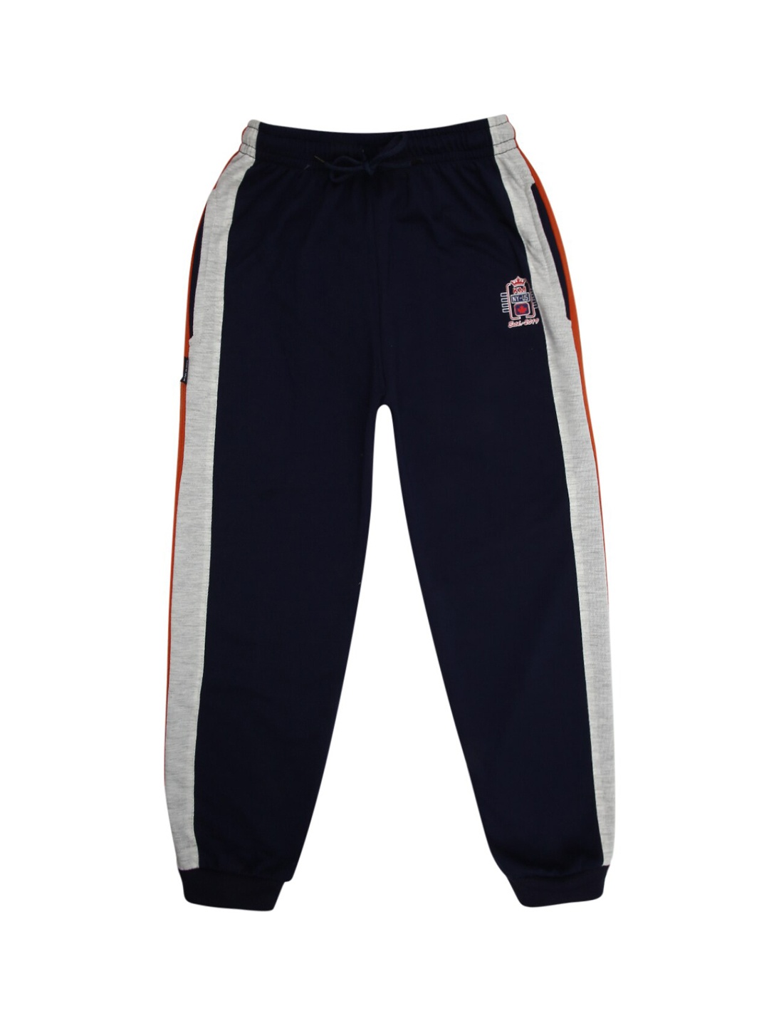 

V-Mart Boys Navy Blue Colourblocked Jogger Track Pants