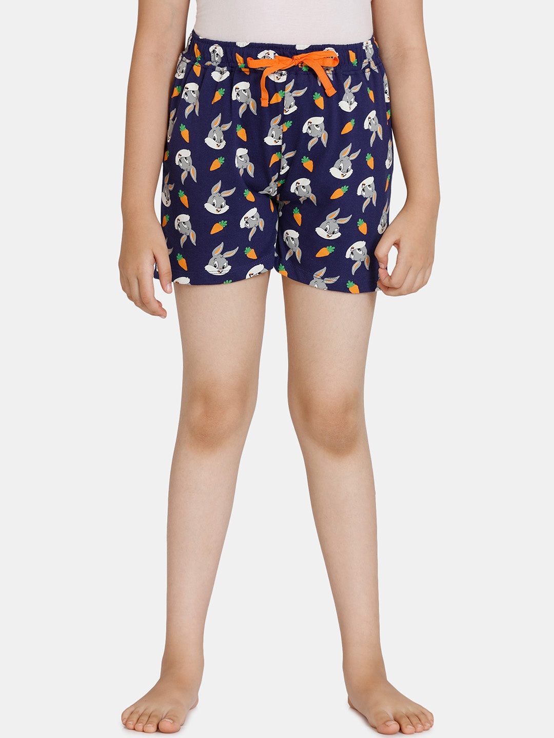 

Zivame Girls Blue Conversational Printed Bugs Bunny Shorts