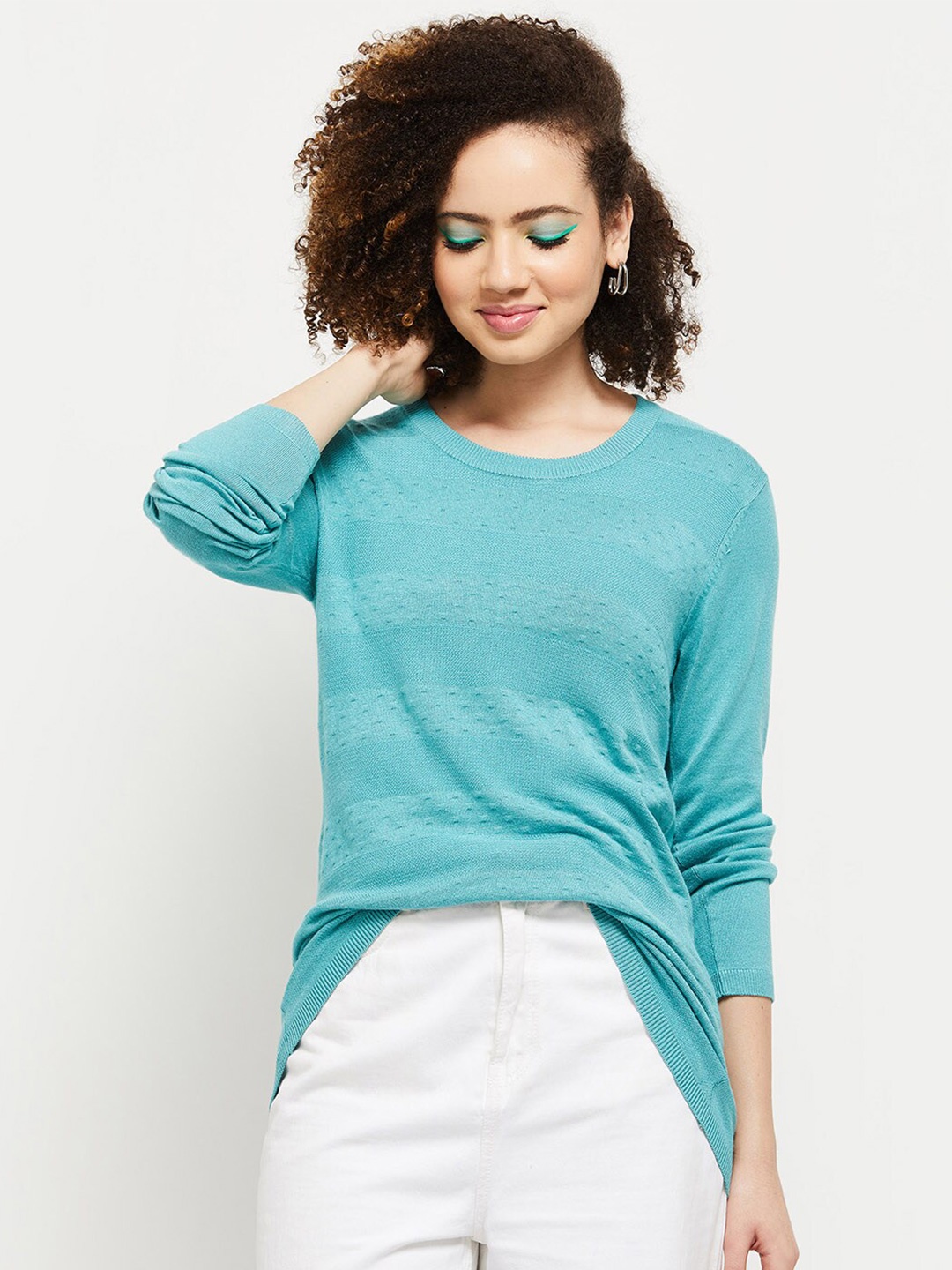 

max Women Blue Pullover