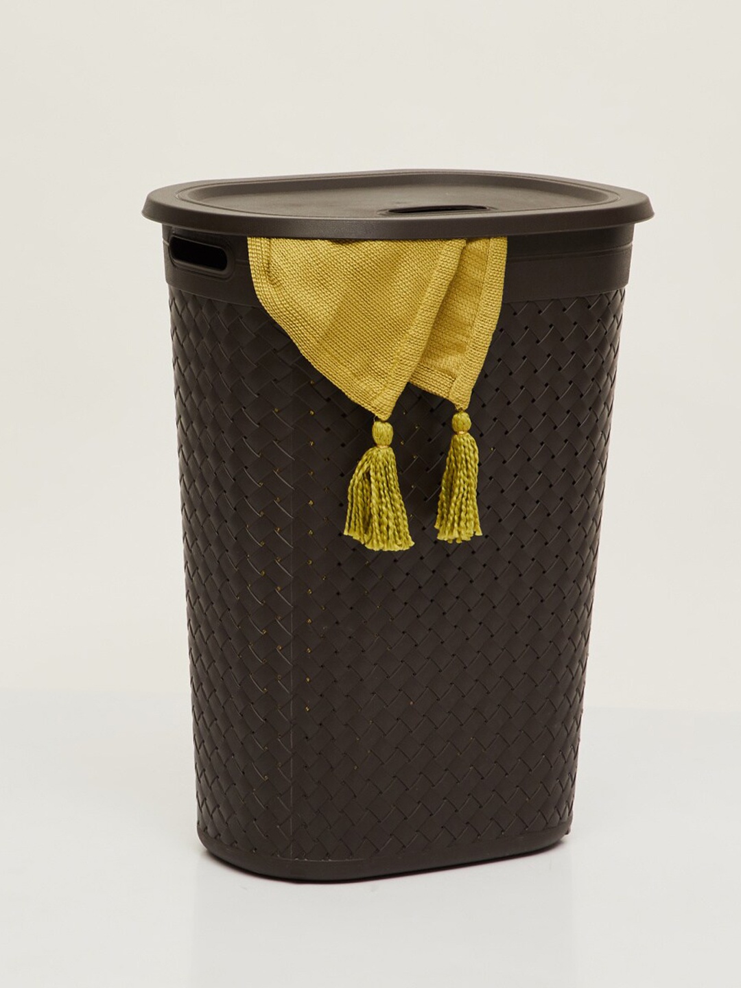 

Home Centre Brown Polypropylene Collapsible Storage Box With Lid