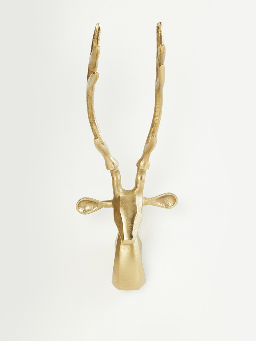 

Home Centre Gold-Plated Metal Wall Mounted Reindeer Figurine