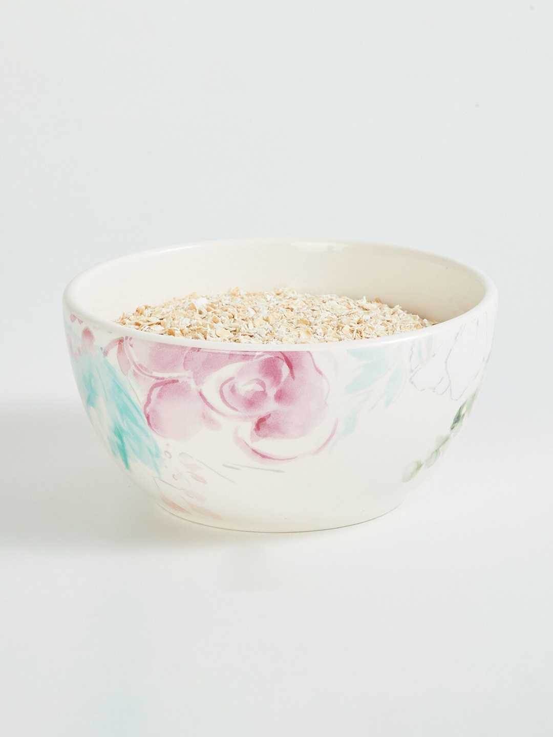

Home Moksha Liberty Centre White & Blue Printed Stoneware Glossy Bowls