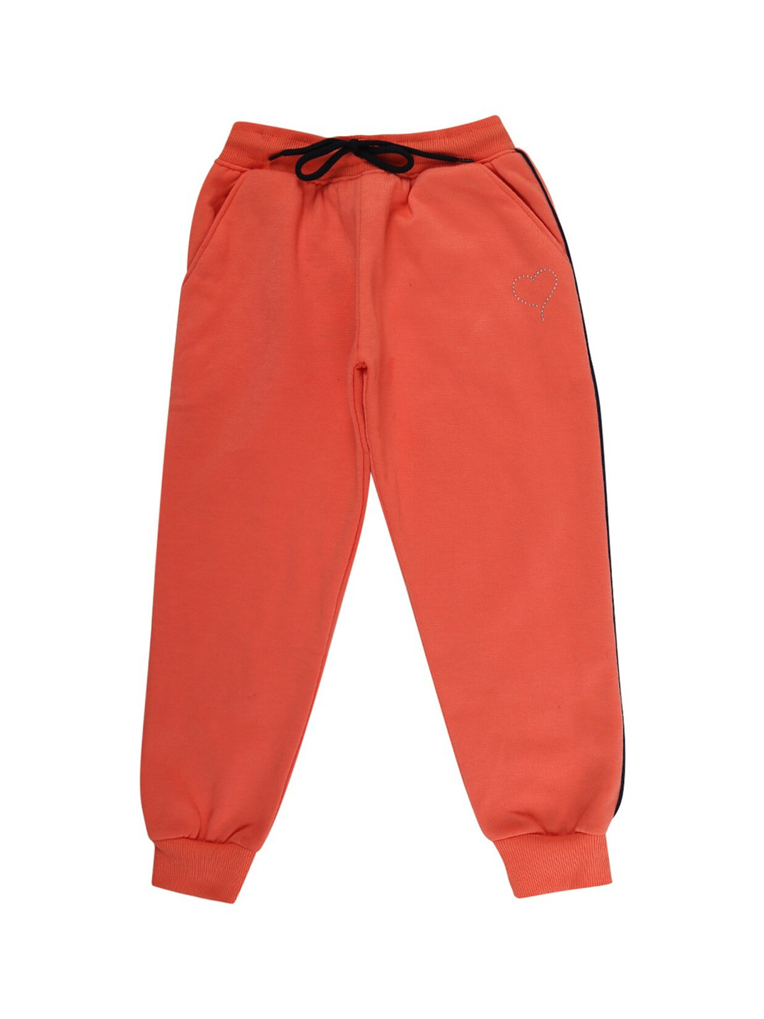 

V-Mart Girls Red Solid Knitted Joggers