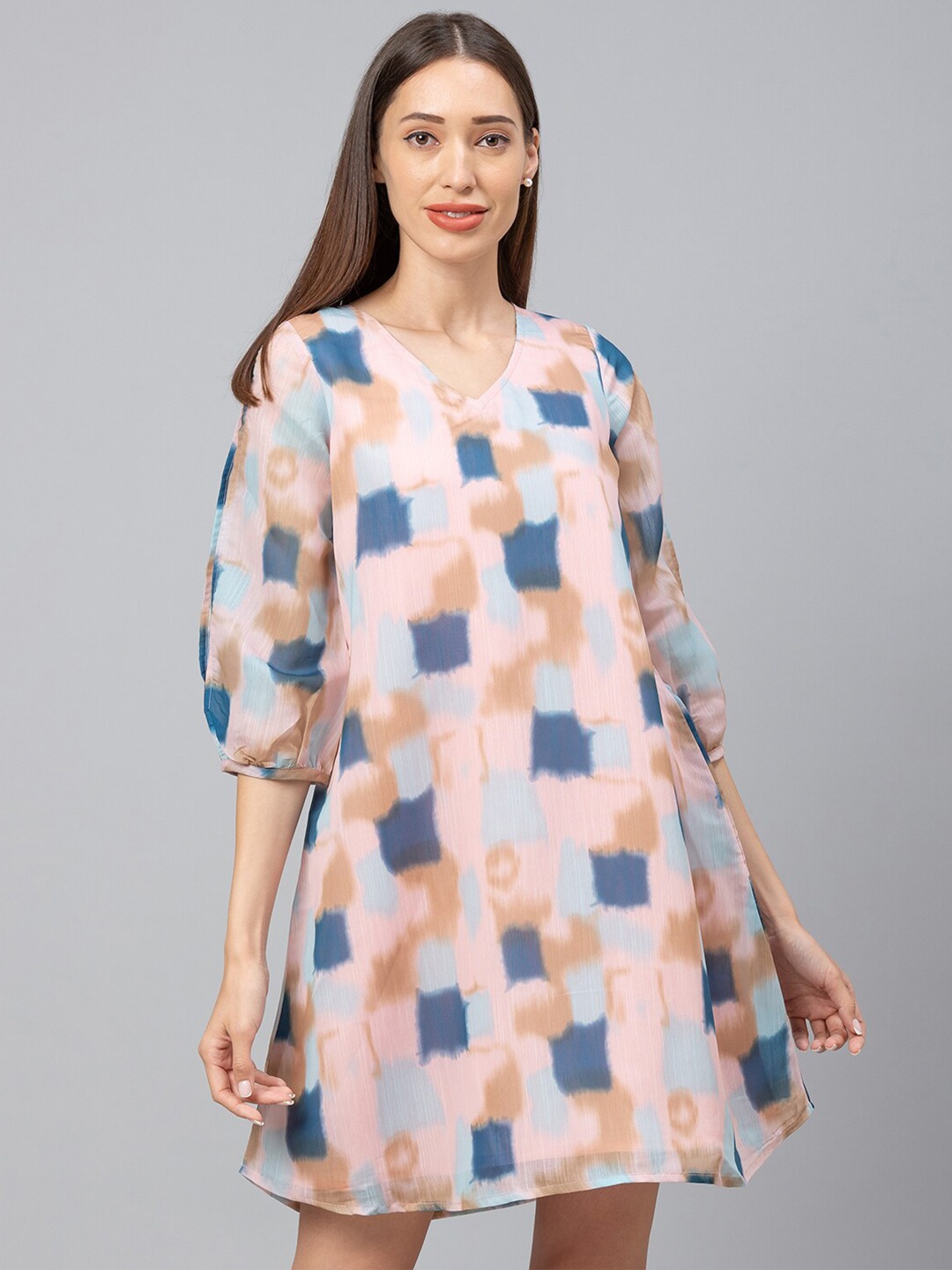 

Globus Pink WOMEN Crepe A-Line Dress