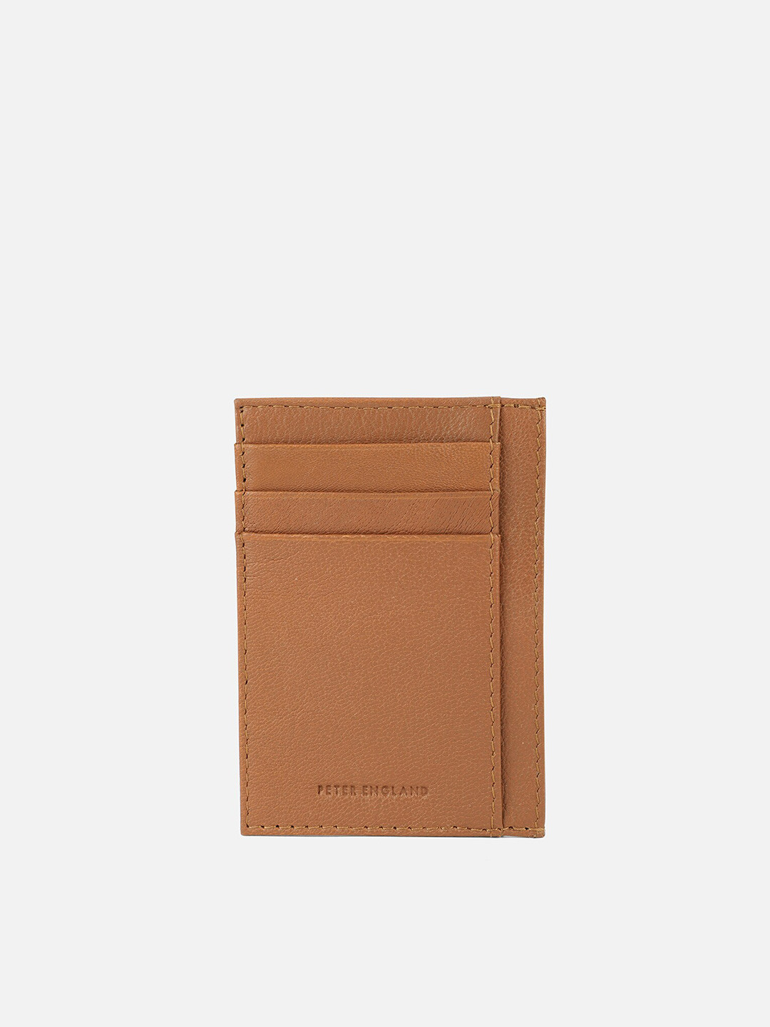 

Peter England Men Brown Leather Card Holder