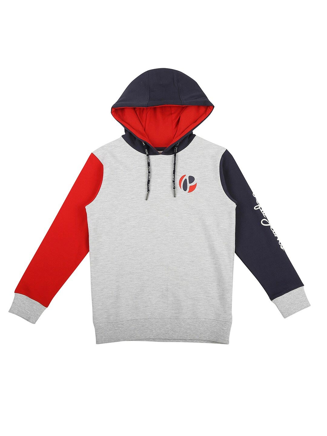 

Pepe Jeans Boys Grey Colourblocked Sweatshirt