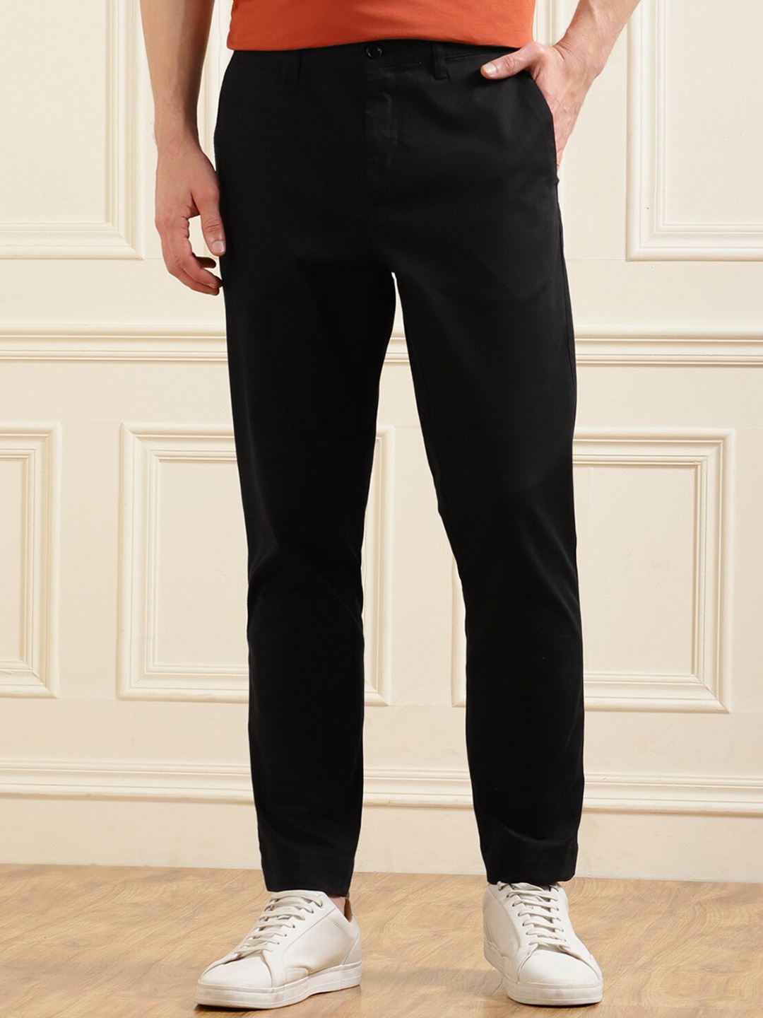 

Ted Baker Men Black Comfort Trousers