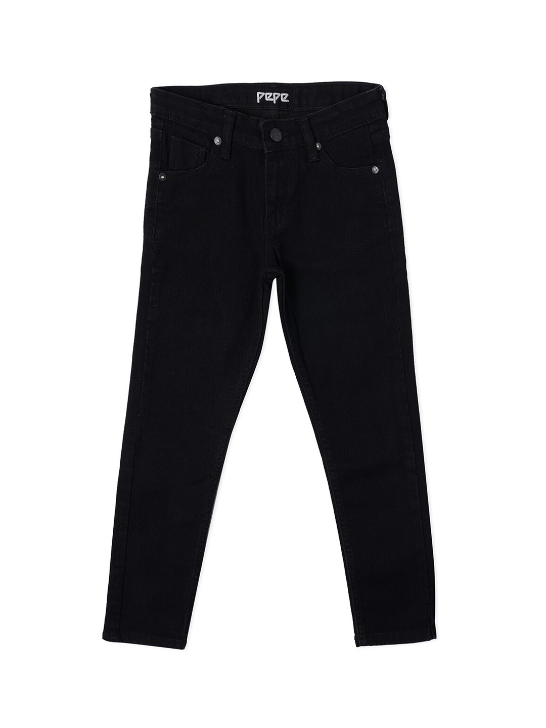 

Pepe Jeans Girls Black Skinny Fit High-Rise Clean Look Jeans