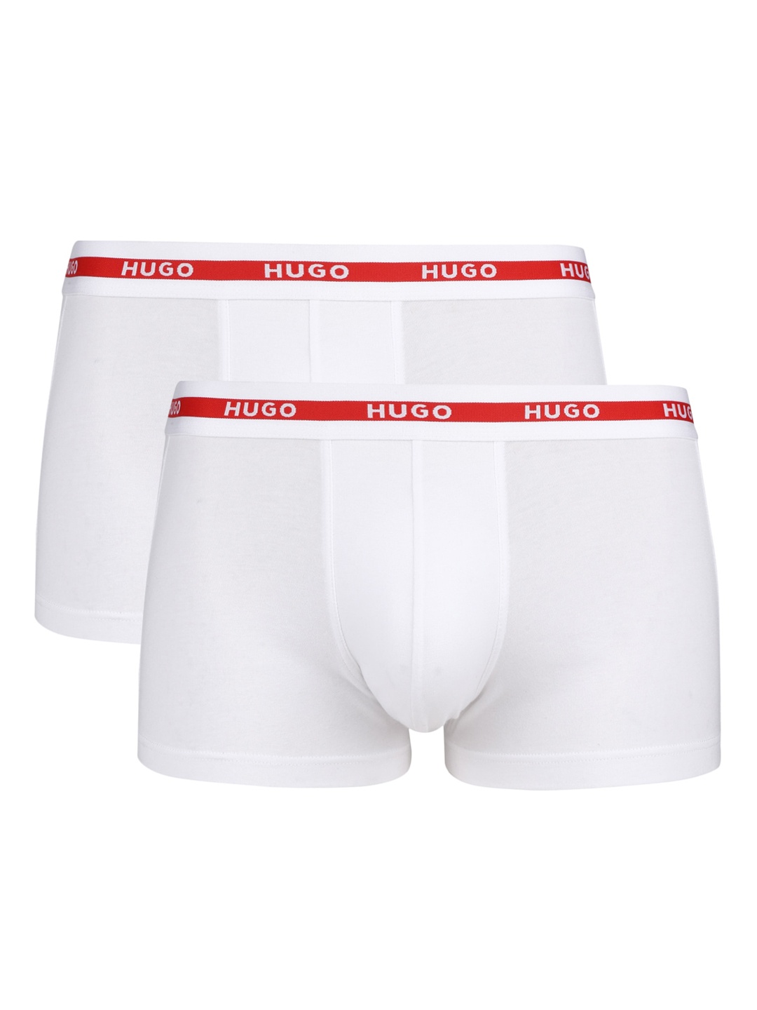 

HUGO Men Pack Of 2 White Solid Trunk