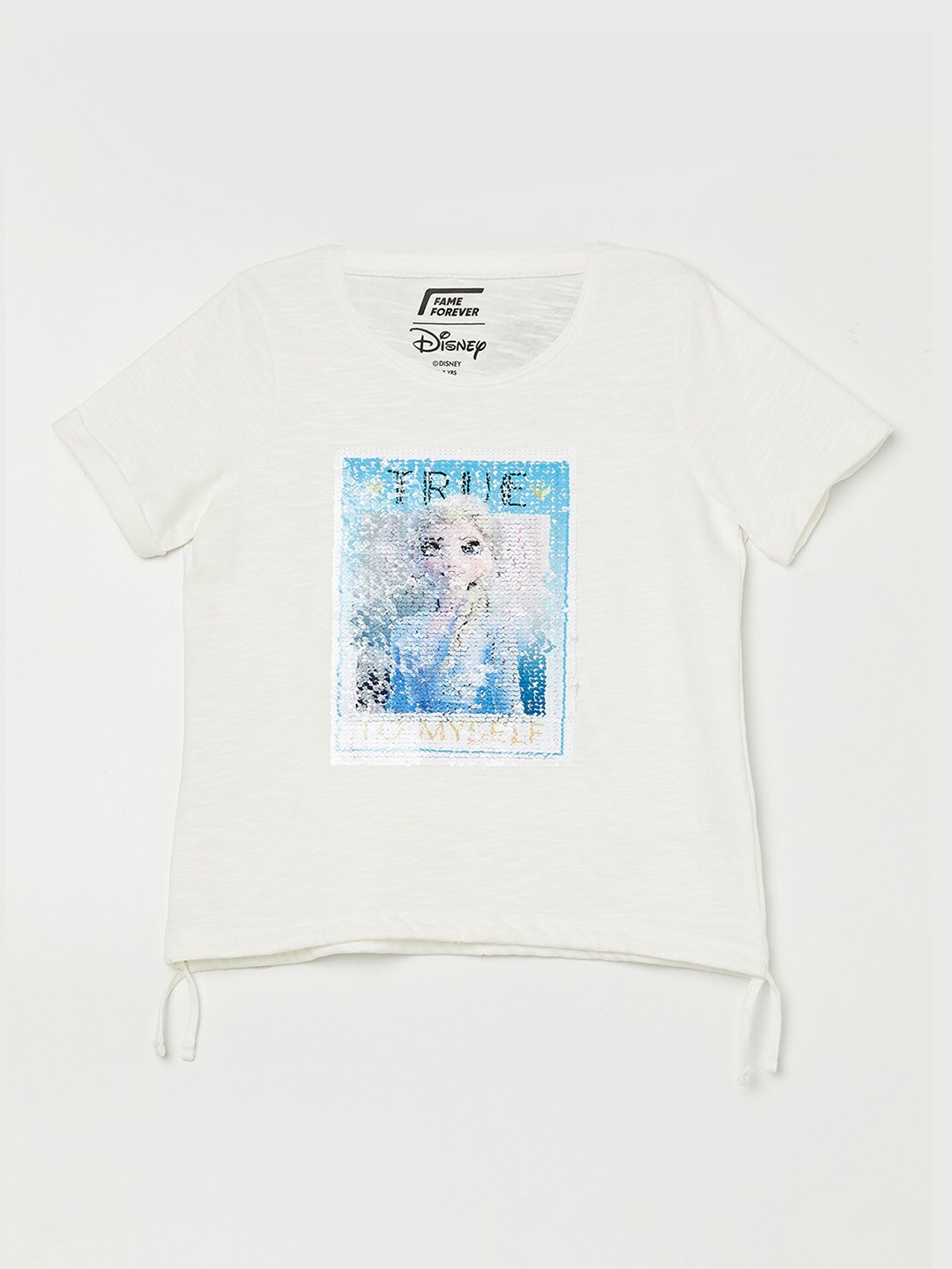 

Fame Forever by Lifestyle Frozen Print Top, White