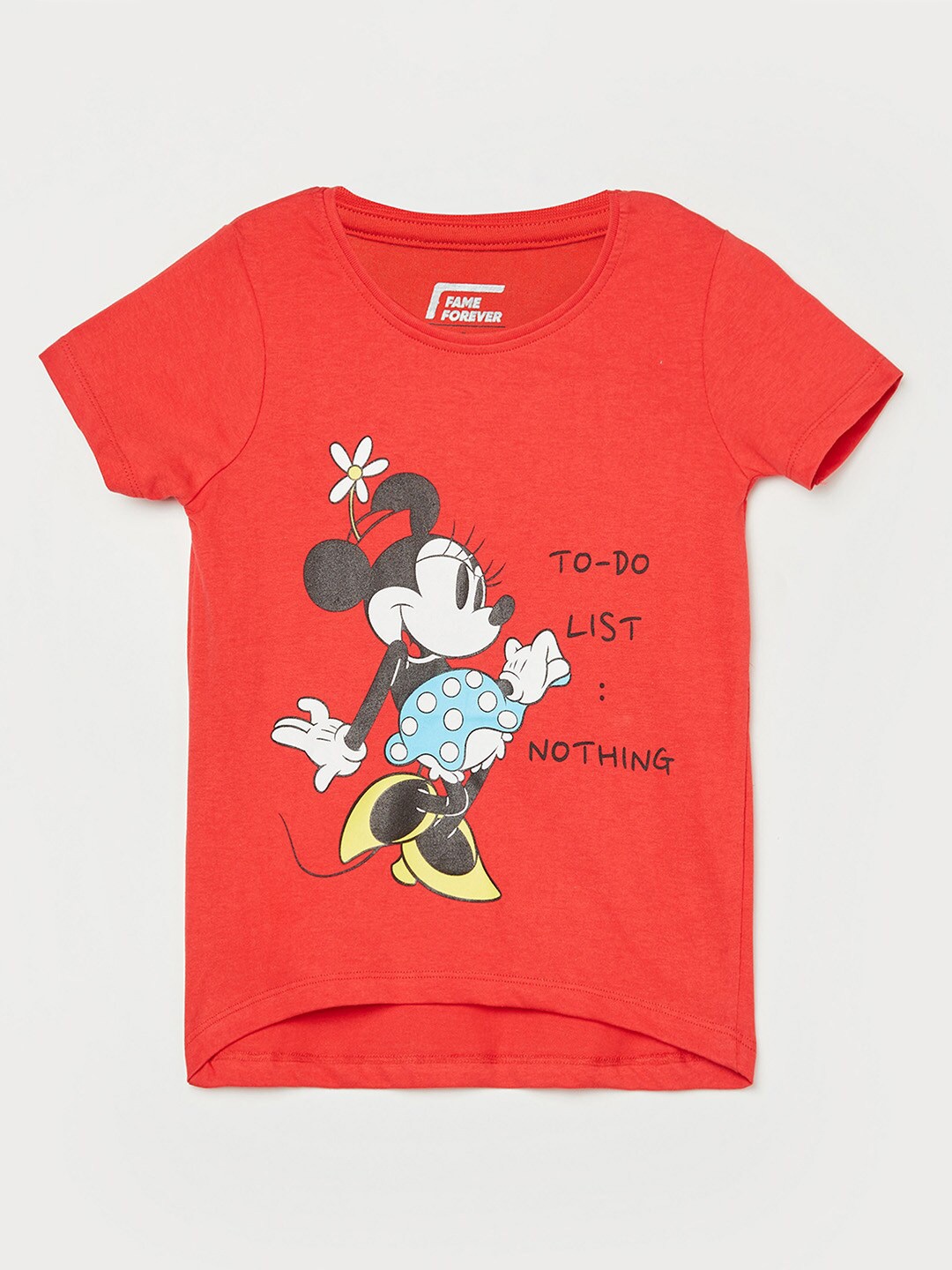 

Fame Forever by Lifestyle Girls Red Minnie Mouse Print Top