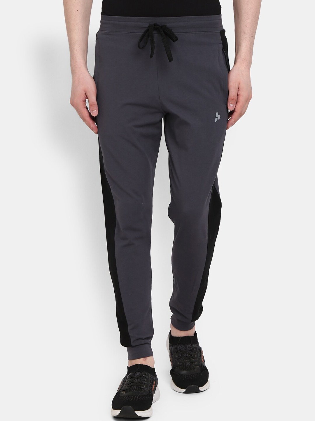 

V-Mart Men Charcoal Grey Regular Fit Joggers