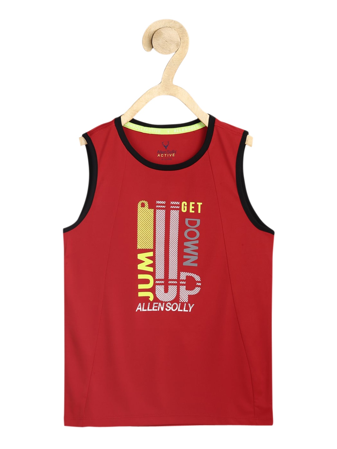 

Allen Solly Junior Boys Red Printed Innerwear Vest