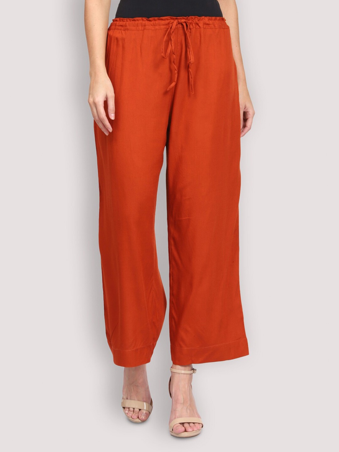 

SHEREEN Women Rust Ethnic Palazzos