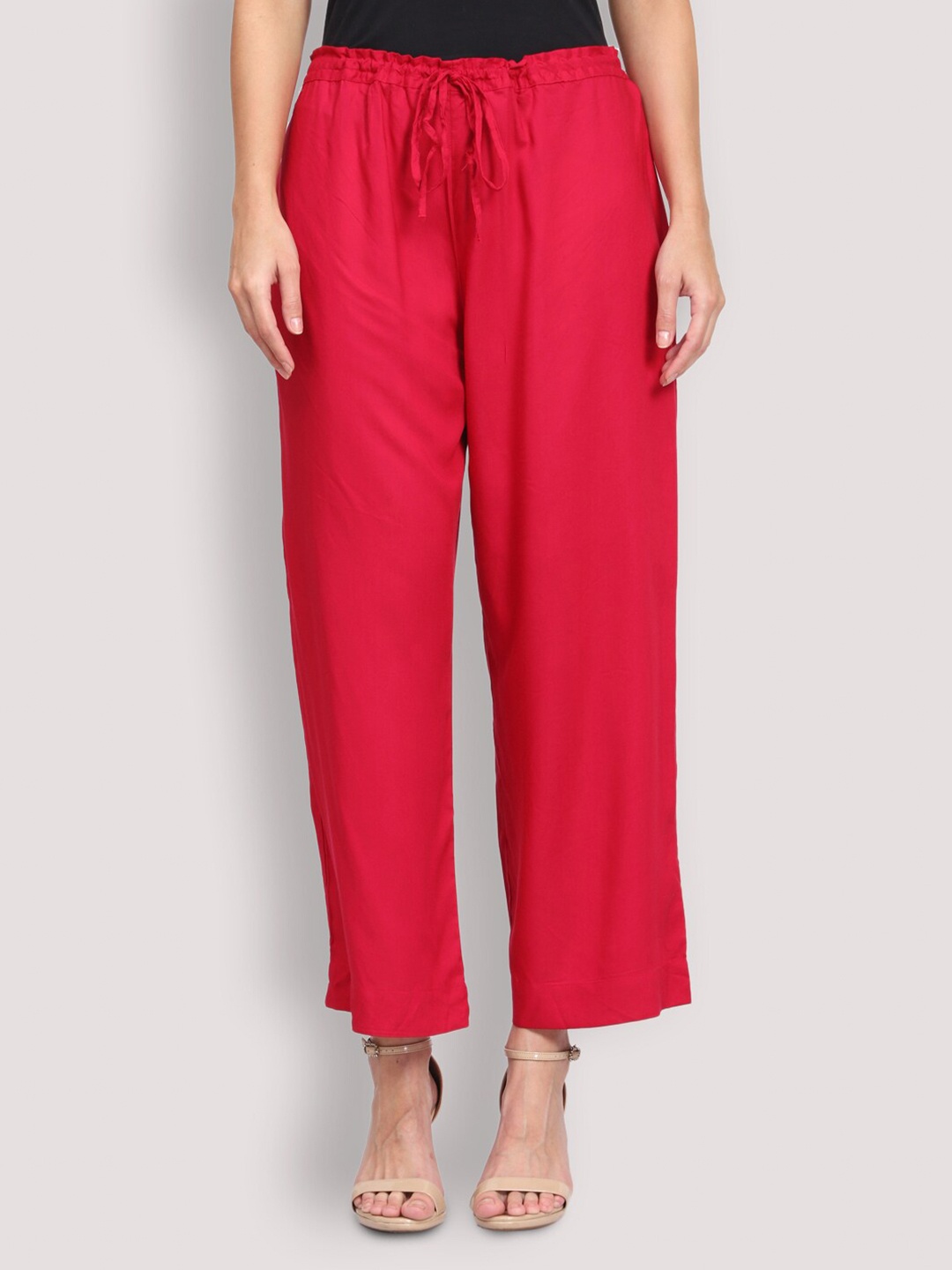 

SHEREEN Women Fuchsia Solid Palazzos