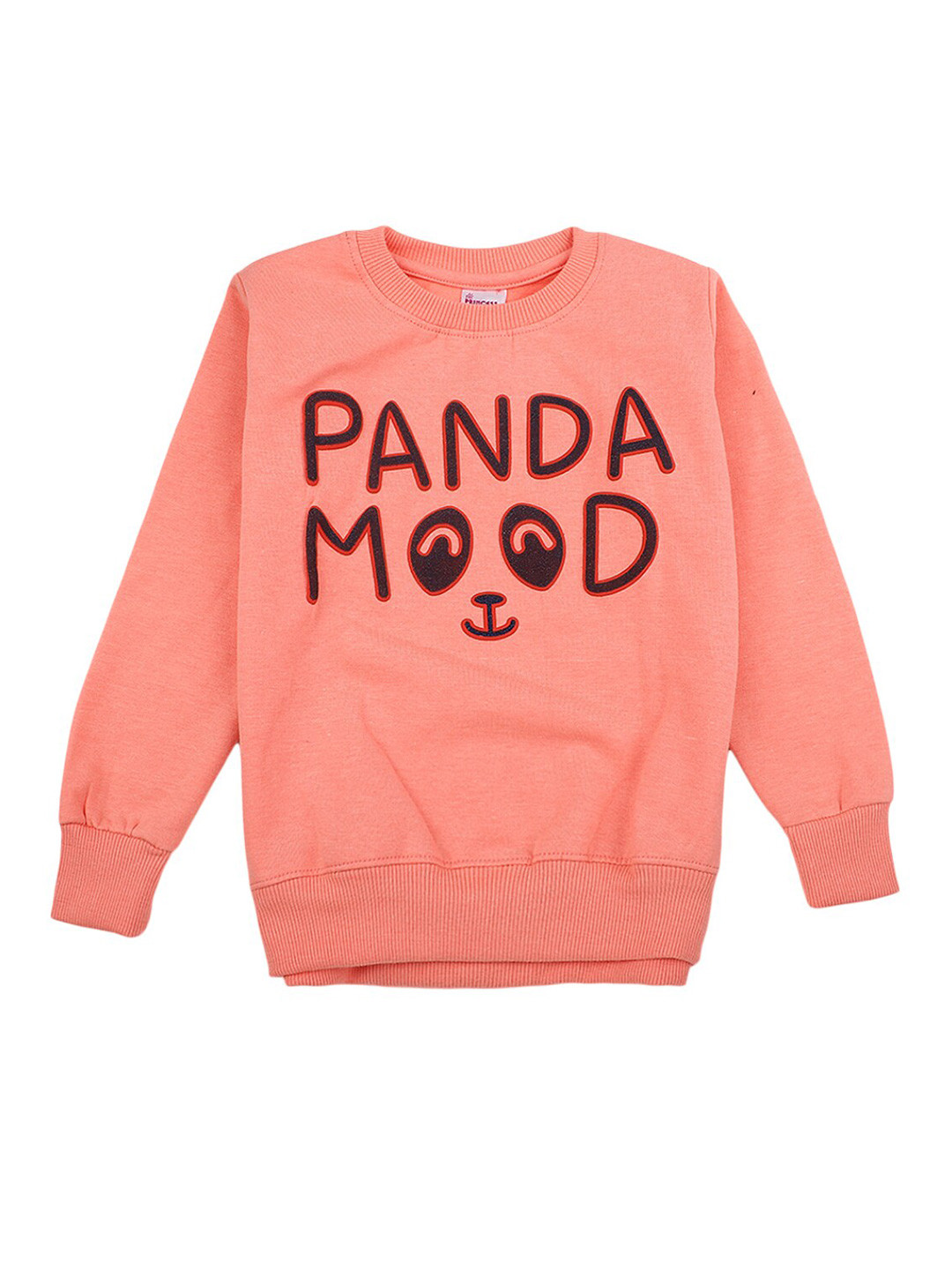 

V-Mart Pink Cotton Round Neck Typography Printed Top