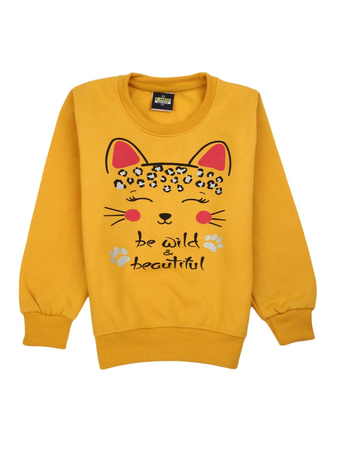 

V-Mart Yellow Print Top