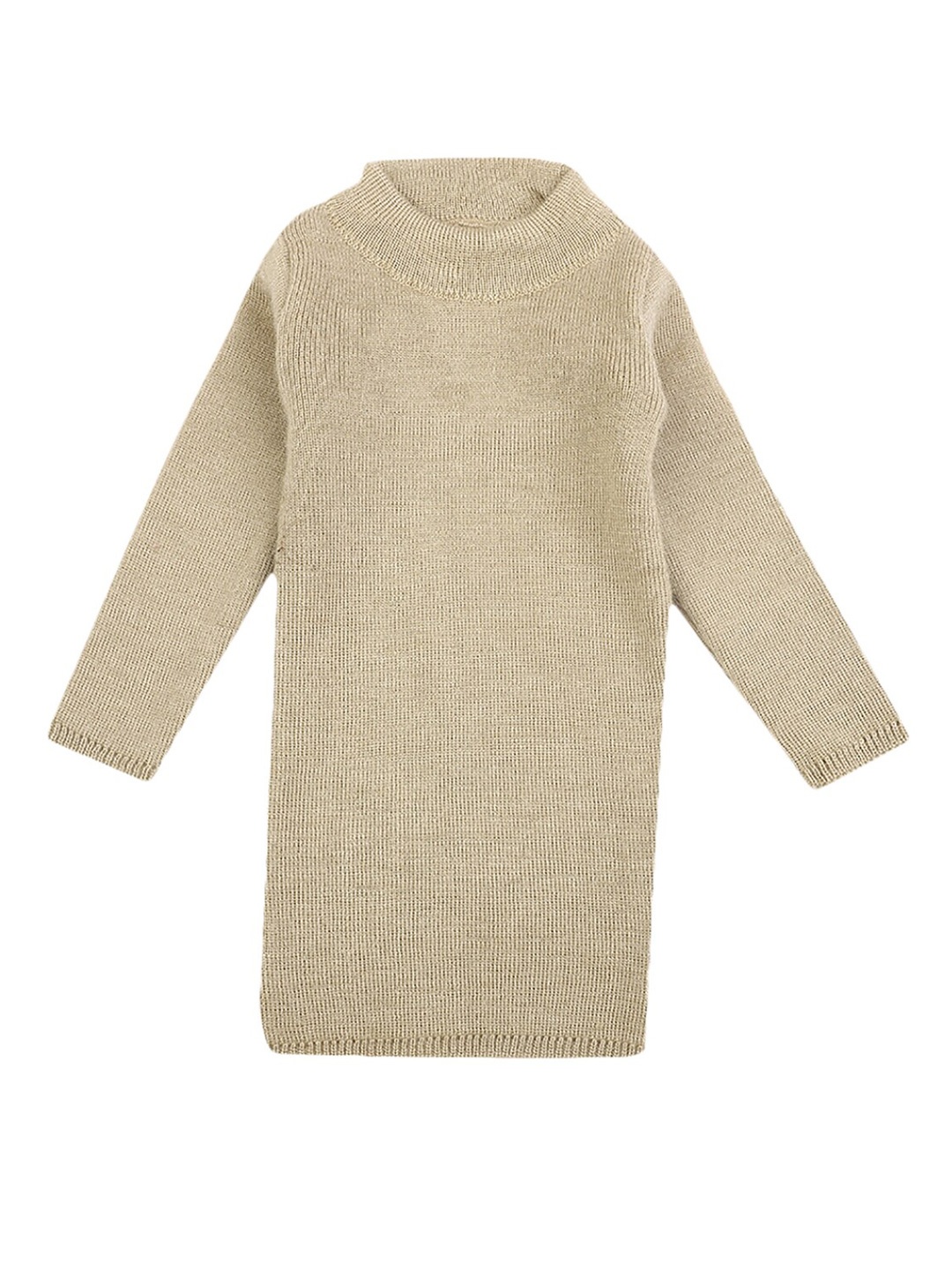 

V-Mart Girls Beige Solid Chiffon Top