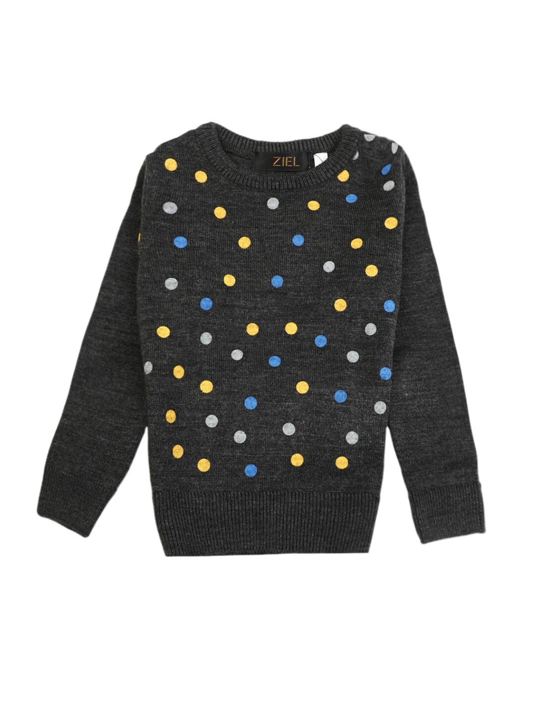 

V-Mart Girl Grey Print Top