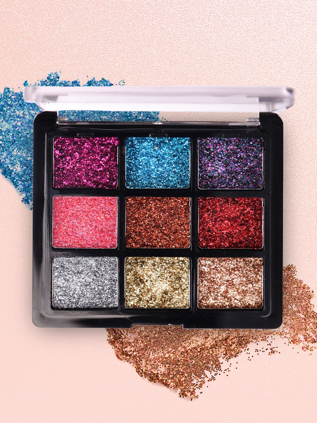 

CARA MIA Sparkle On Darling Pressed Glitter Eyeshadow Palette - 20381CMPG, Multi