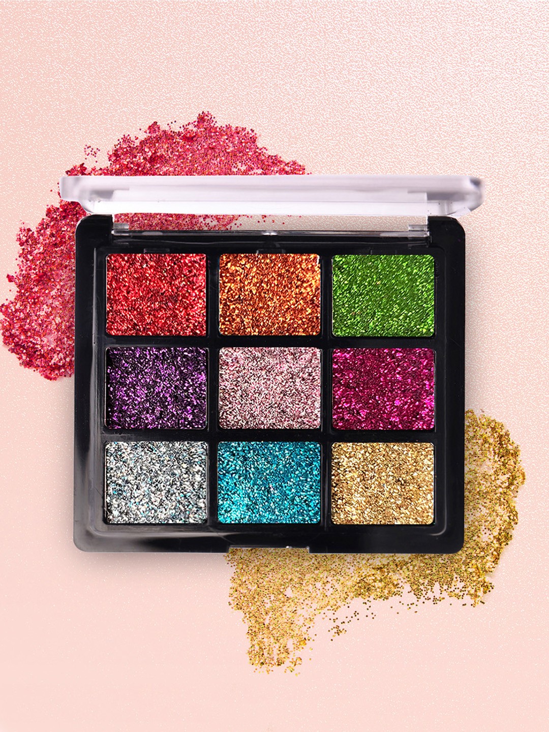 

CARA MIA Sparkle On Darling Pressed Glitter Eyeshadow Palette - 20398CMPG, Multi