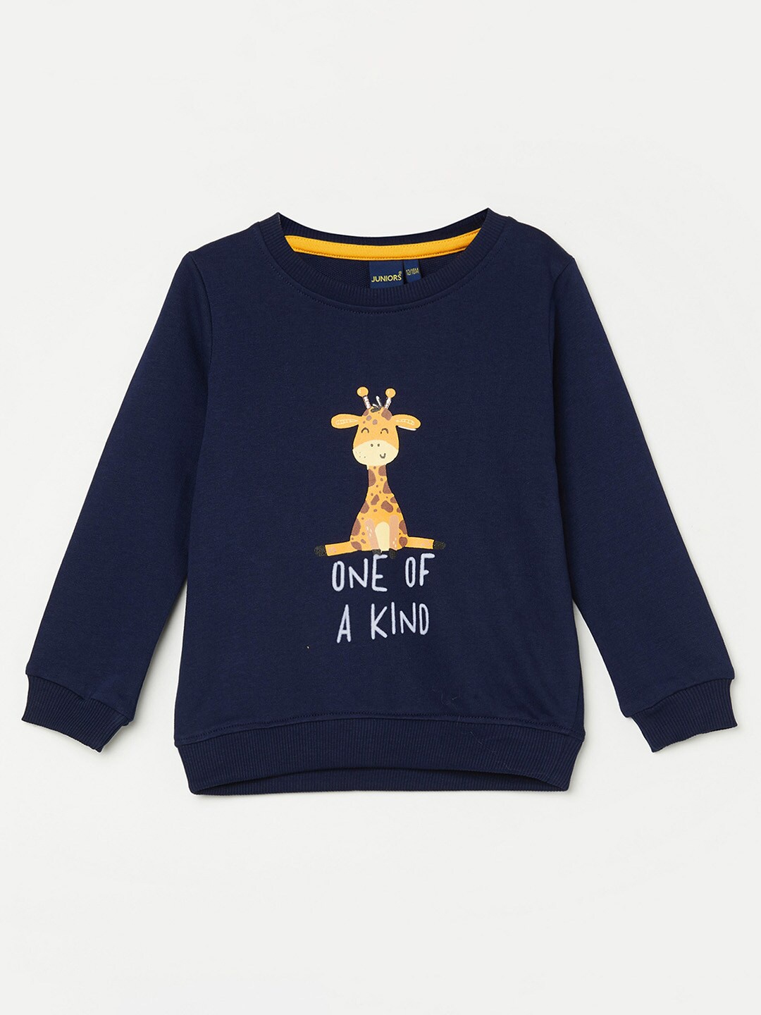 

Juniors by Lifestyle Boys Navy Blue Printed Sweatshirt
