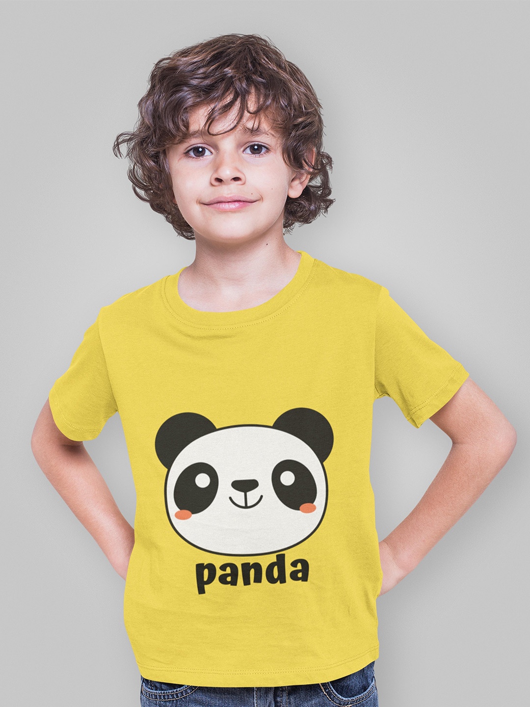 

MA Baby Boys Yellow Pure Cotton Bio Finish T-shirt