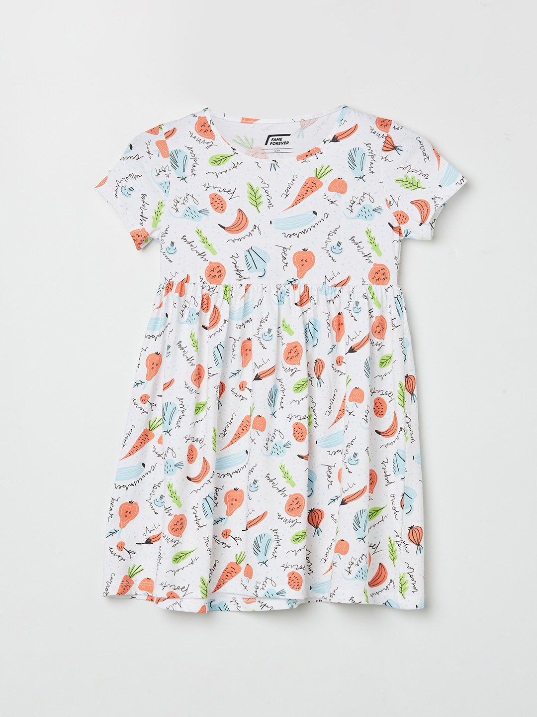 

Fame Forever by Lifestyle Girls White & Orange Dress