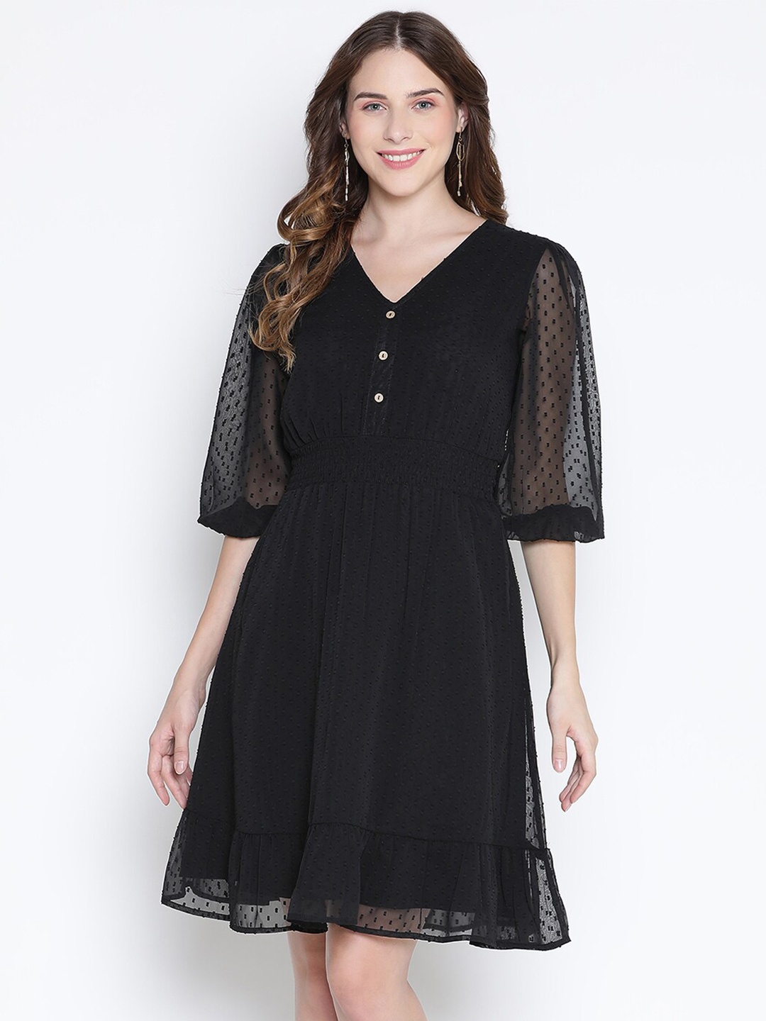 

DRAAX Fashions Women Black Dress