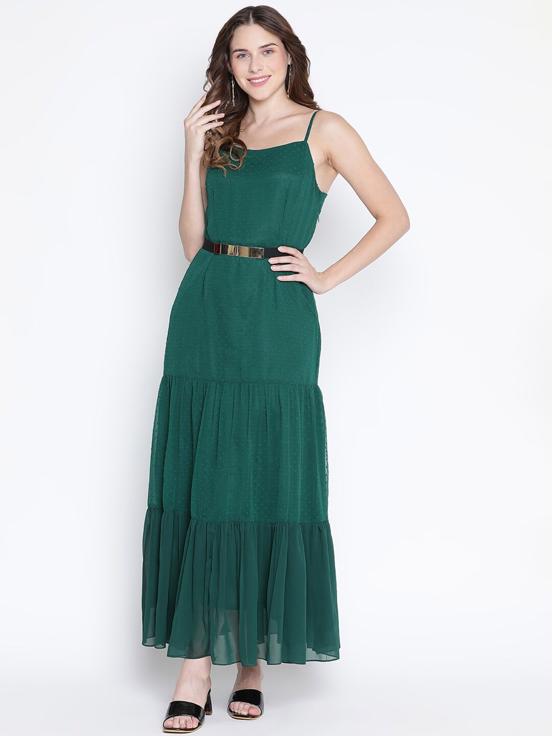 

DRAAX Fashions Green Maxi Dress