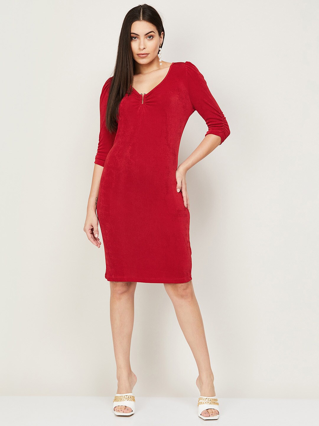 

CODE by Lifestyle Red Sheath Dress