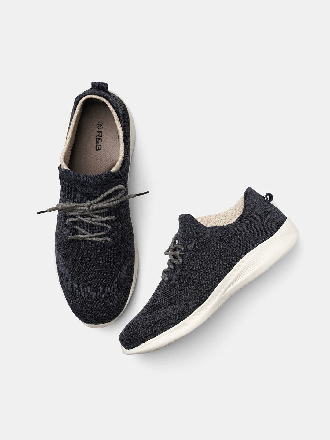 

R&B Men Blue Walking Non-Marking Shoes