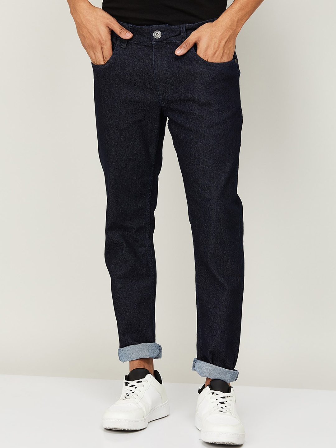 

Forca by Lifestyle Men Blue Solid Jeans