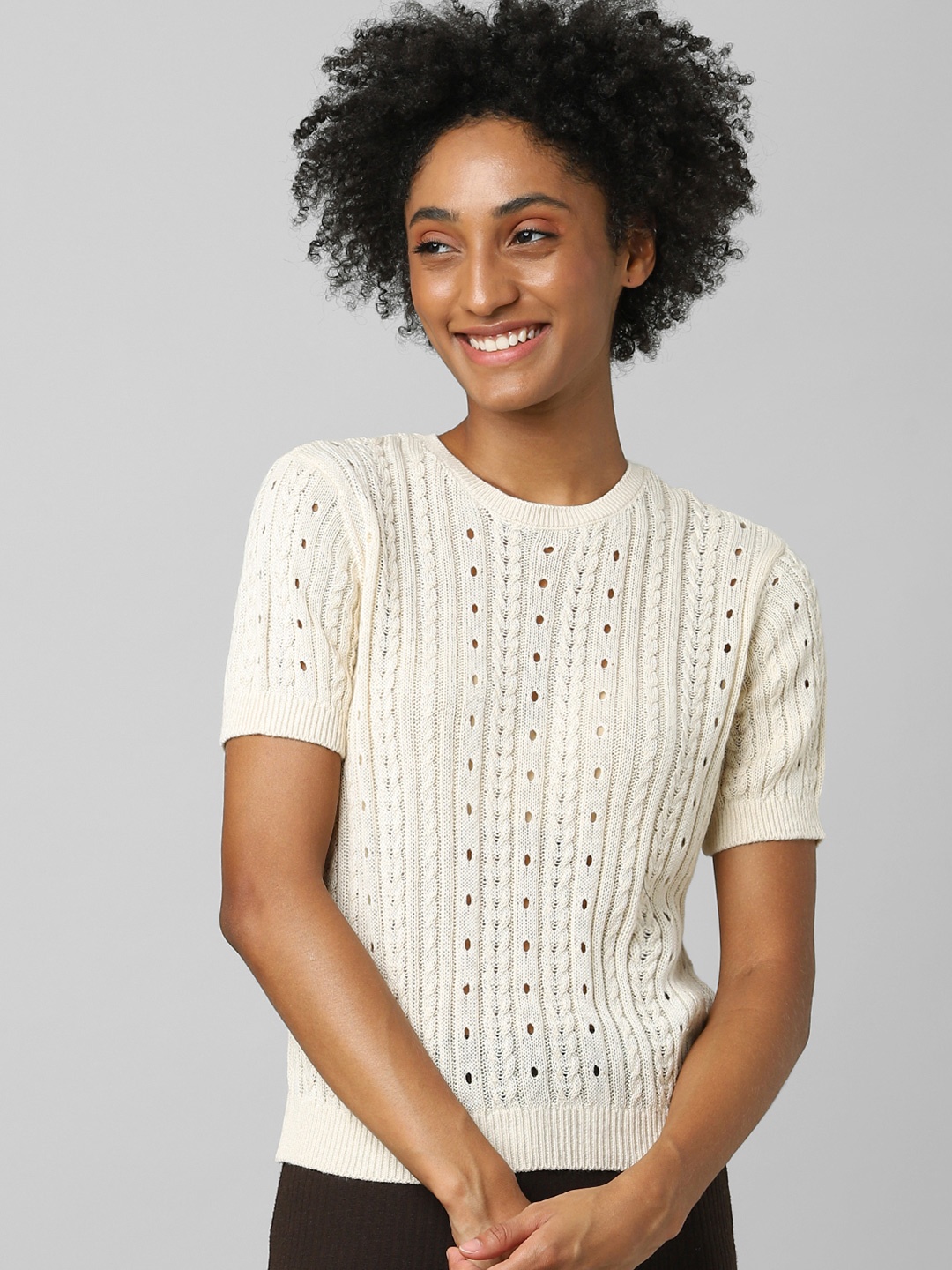 

ONLY Women Beige Top