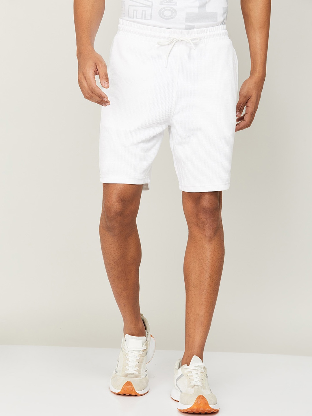 

Fame Forever by Lifestyle Men White Sports Shorts