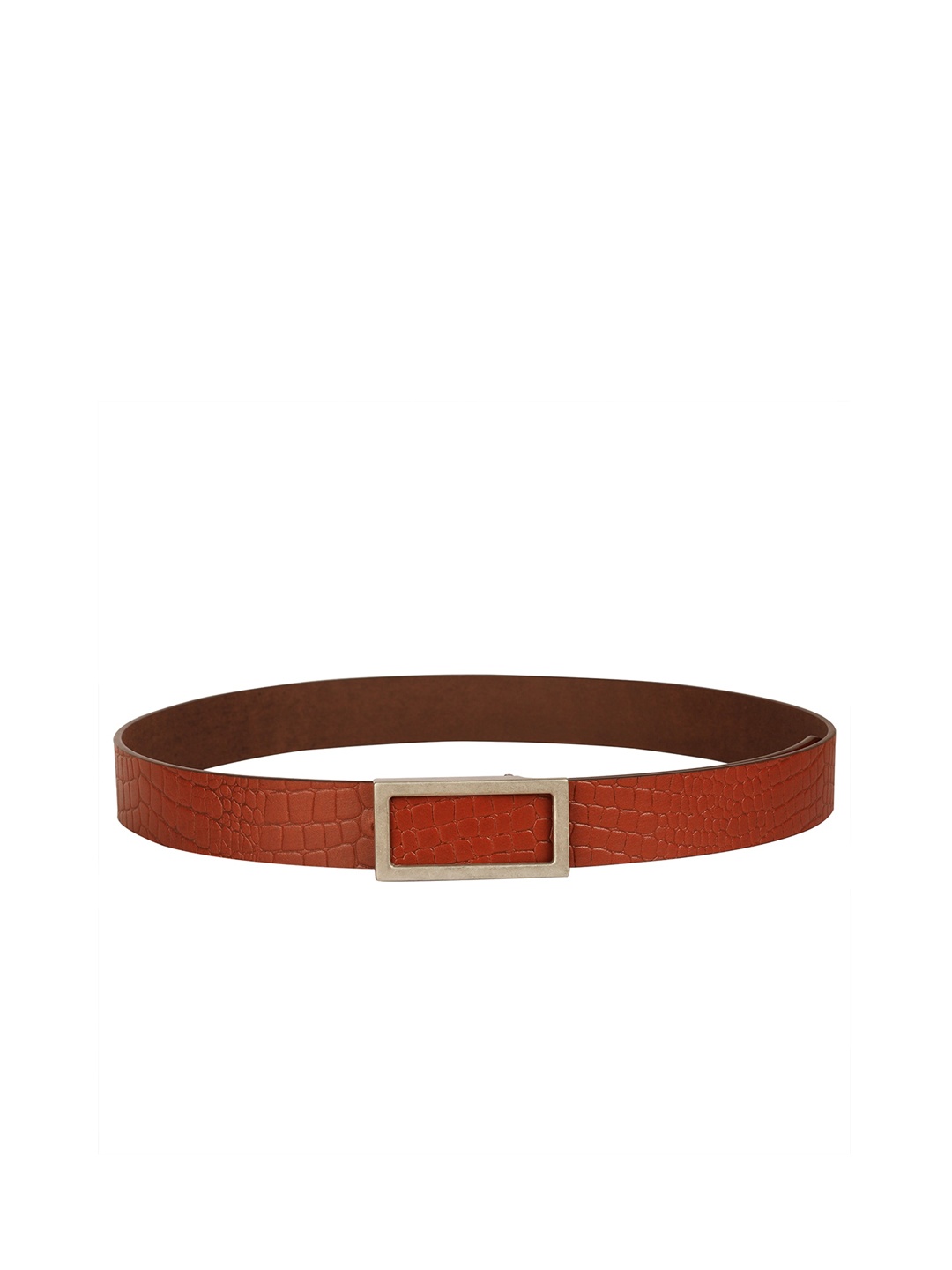 

Calvadoss Men Tan Leather Belt