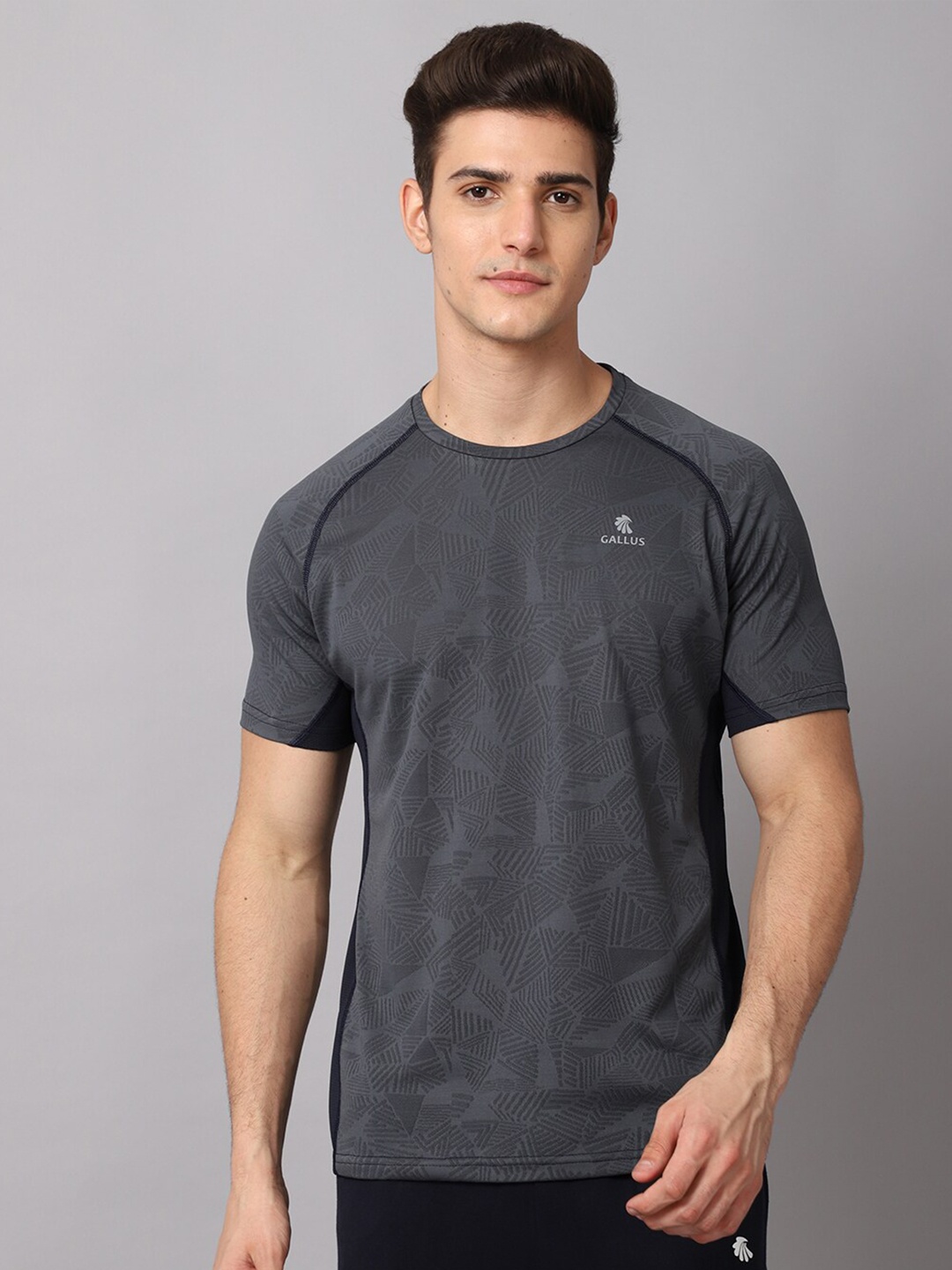 

Gallus Raglan Sleeves Dri-FIT Slim Fit T-shirt, Charcoal