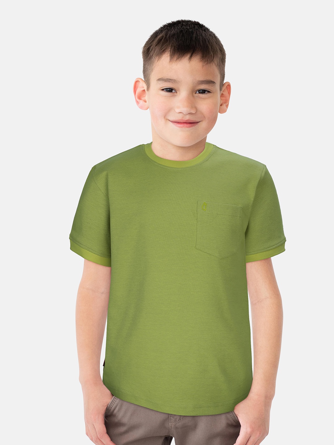 

Gini and Jony Boys Green Short Sleeves T-shirt