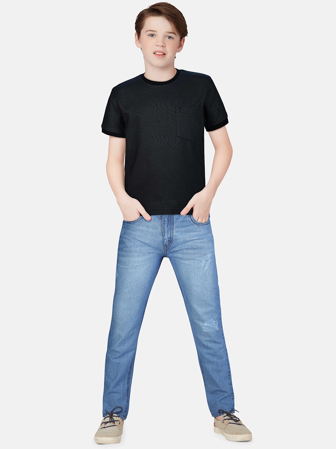 

Gini and Jony Boys Black T-shirt