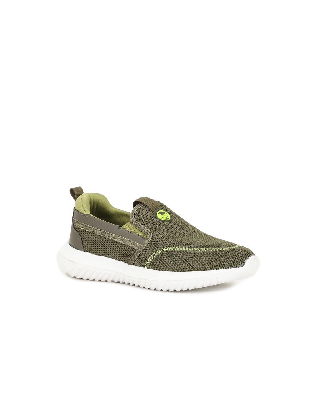 

Bubblegummers Boys Green Woven Design Sneakers