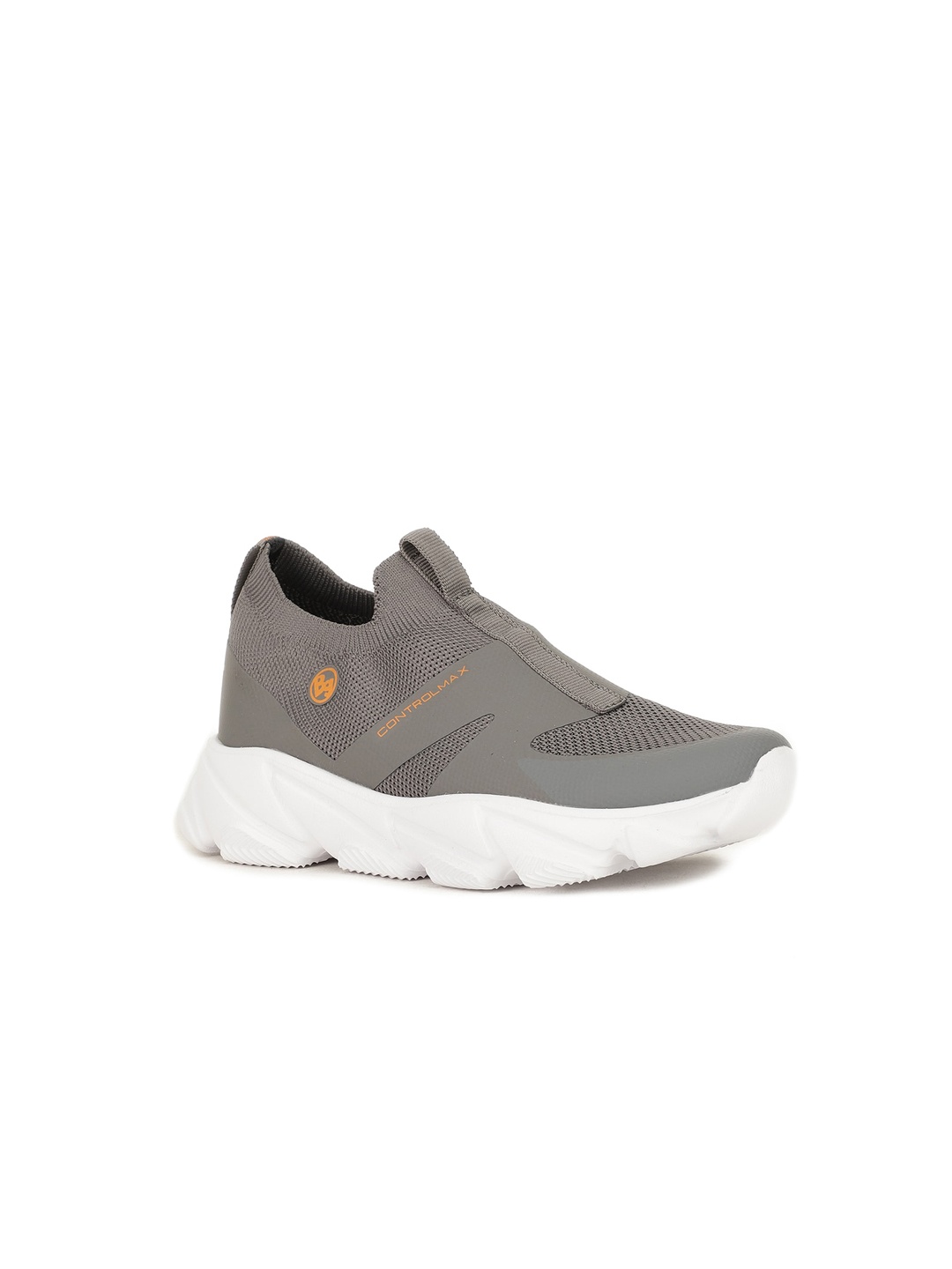 

Bubblegummers Boys Grey Colourblocked PU Slip-On Sneakers