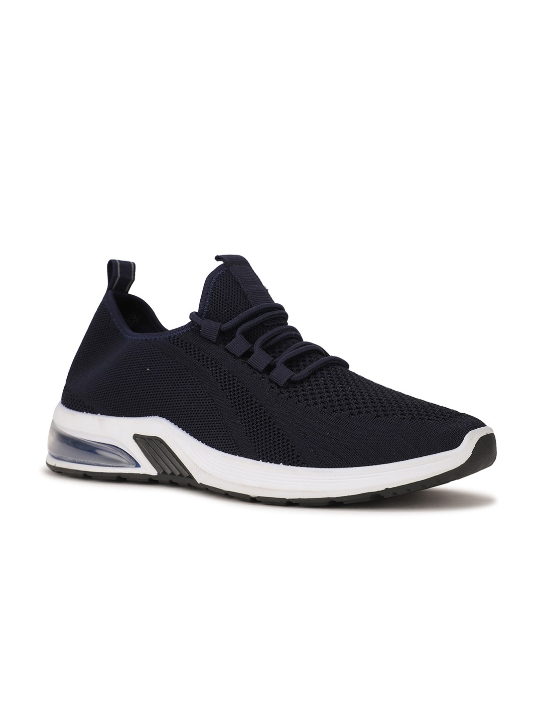 

North Star Men Navy Blue Woven Design Sneakers