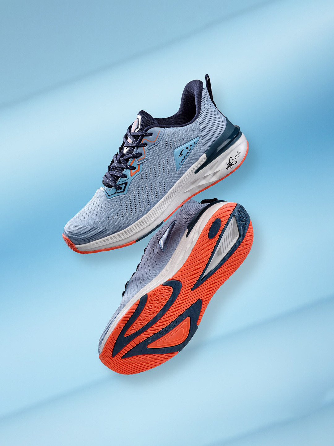 

ASIAN Men Blue Mesh Running Non-Marking Shoes