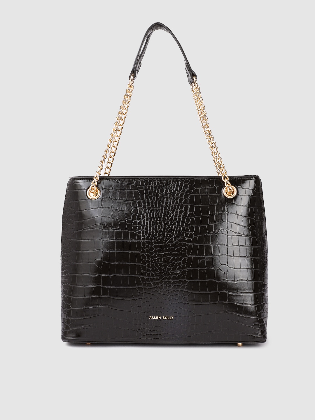 

Allen Solly Black Textured Shoulder Bag