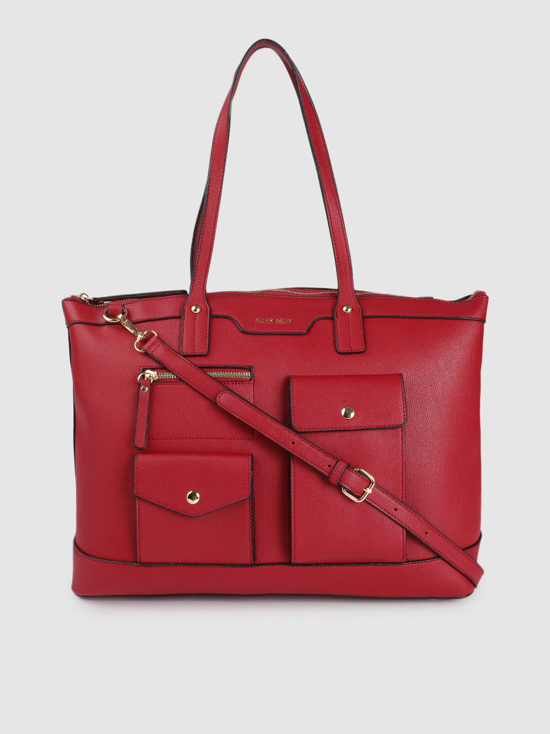

Allen Solly Red Solid Shoulder Bag