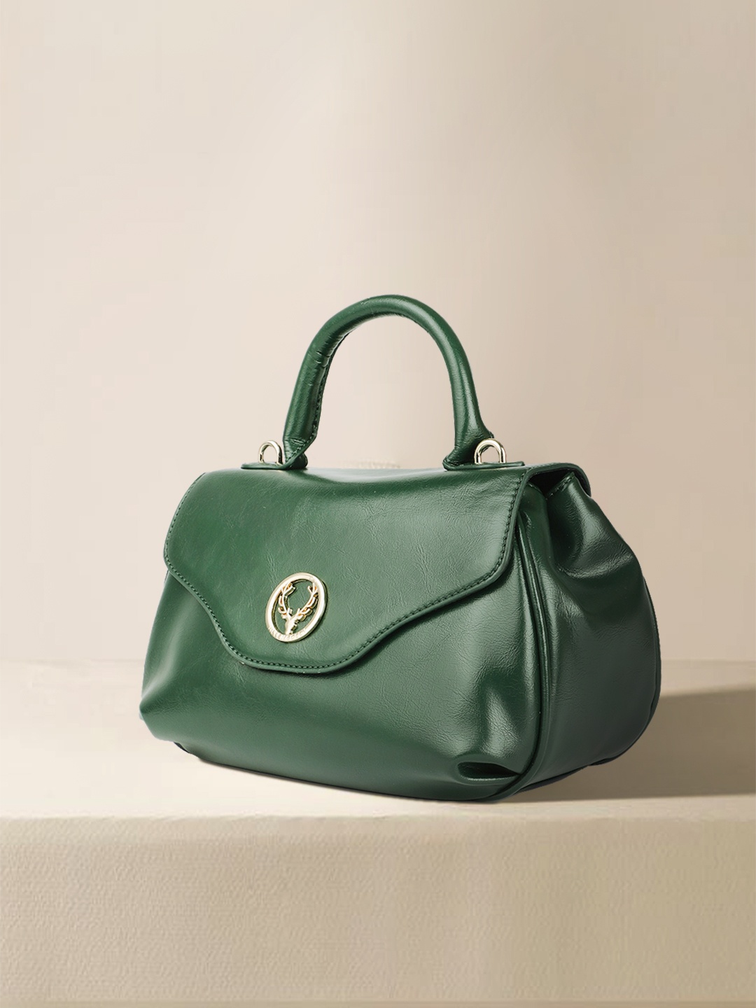 

Allen Solly Women Green Structured Satchel