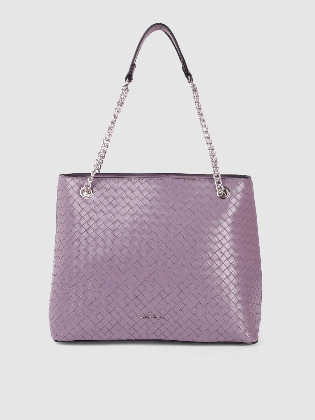 

Allen Solly Women Mauve Textured Structured Shoulder Bag